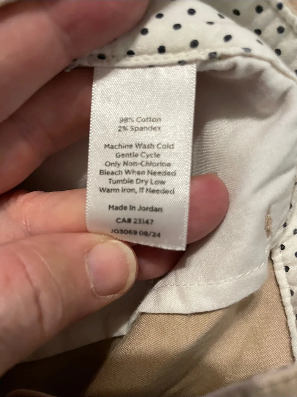 Talbots Beige Capris - Picture 4 of 5